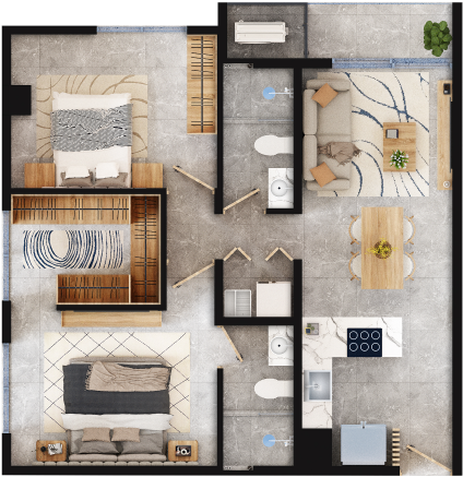 Tipología del modelo B2