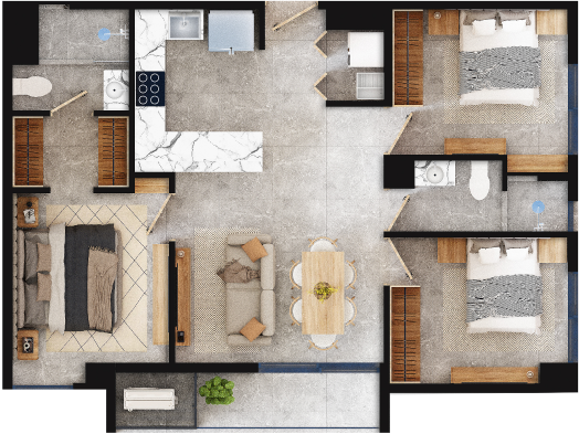 Tipología del modelo C1